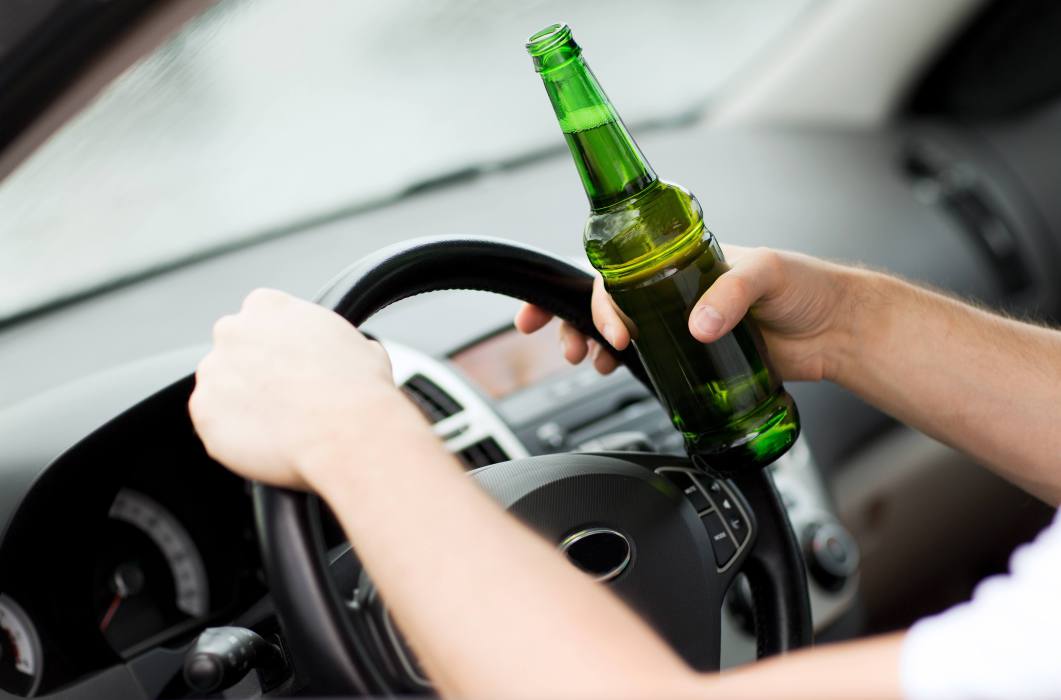 Один водитель попался пьяным за рулем на прошлых выходных