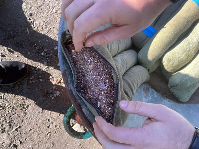 Более 250 килограммов медных отходов изъяли шахтинские линейщики у жителя Новочеркасска