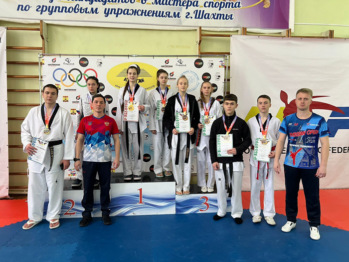 Восемь медалей разного достоинства принесло шахтинским тхэквондистам Первенство Ростовской области