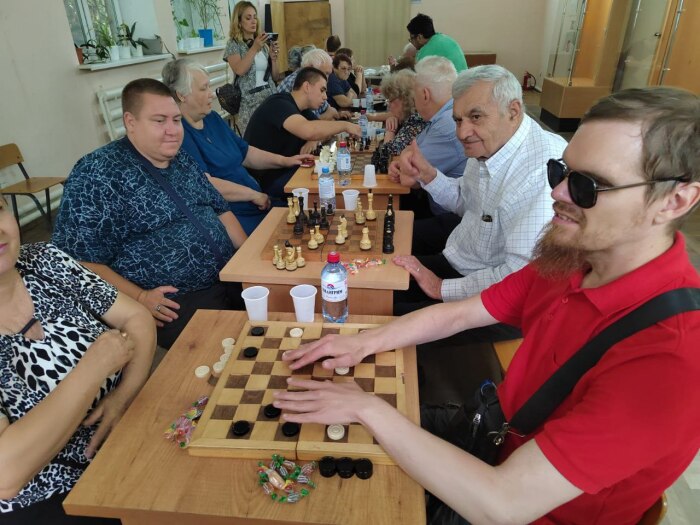 Представители шахтинского общества слепых оказались в числе лучших на шахматно-шашечном турнире